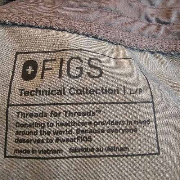 Figs Jogger Scrubs Sz Large Petite With 26" Inseam, Excellent Condition - Picture 6 of 6